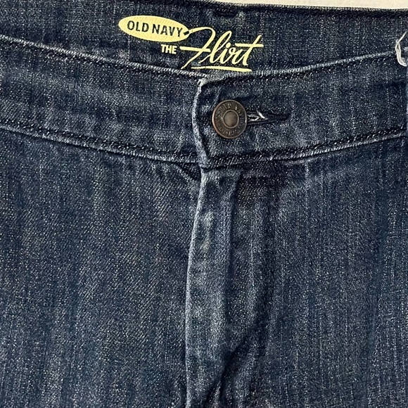 OLD NAVY The Flirt Blue Jeans 👖 Wide Leg - Size 10 - Picture 3 of 4